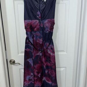 Lela Rose Neiman Marcus x Target Elegant Floral Sleeveless Dress size 12 nwt